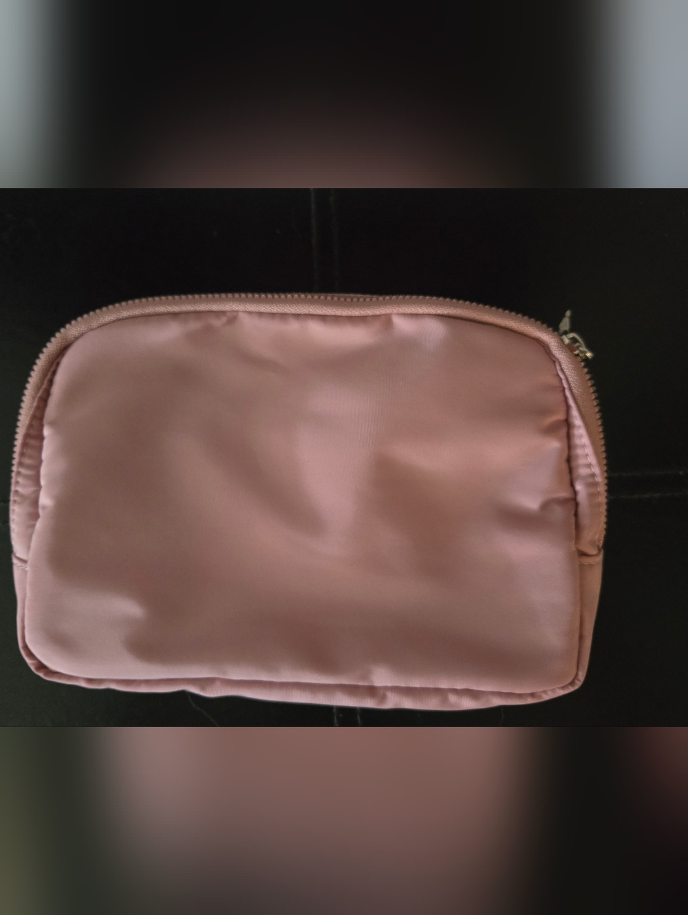 Francesca's Collections Blush Pink Satin Bumbag